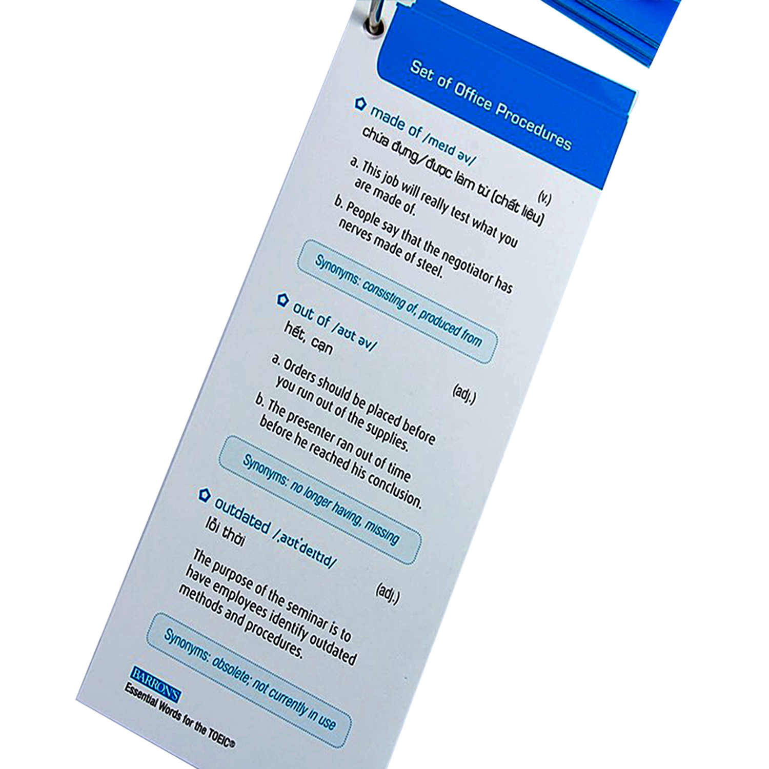 Hộp Flashcards - 600 Essential Words For The TOEIC (Tái Bản)